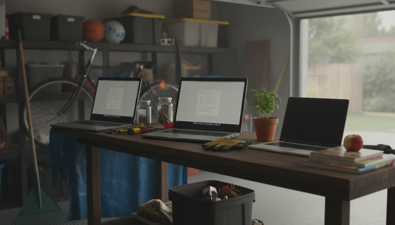 Best Laptop Sizes for a 24-Inch Tabletop (No Cramp)